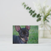 Cartes de visite minimum de Pin (Debout devant)