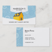 Cartes de visite minuscules de maisons (Devant / Derrière)