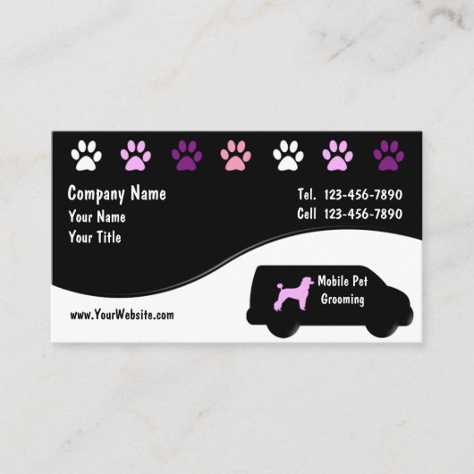 Cartes de visite mobiles (Devant)