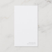 Cartes de visite mobiles de coiffure (Dos)