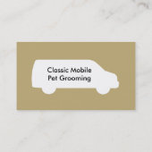 Cartes de visite mobiles de grossissement d'animau (Dos)