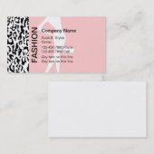 Cartes de visite mode (Devant / Derrière)