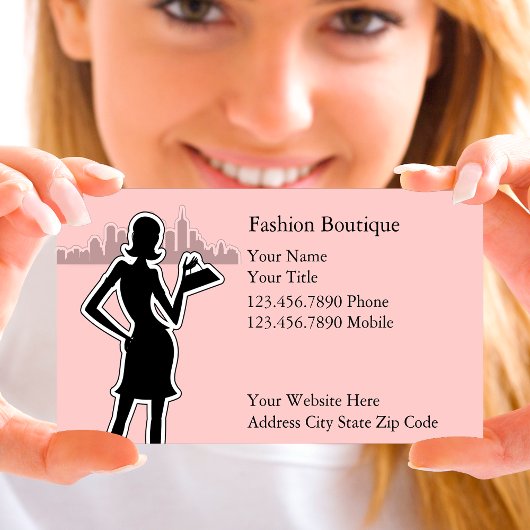 Cartes de visite mode