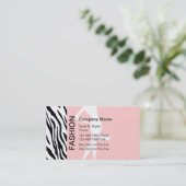 Cartes de visite mode (Debout devant)