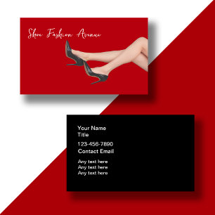 Cartes de visite mode tendance
