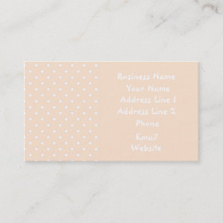 Cartes de visite Modèle léger Polka Dot