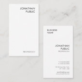 Cartes de visite modèles Moderne Élégant Professio (Devant / Derrière)