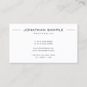 Cartes de visite modèles Moderne Professionnel (Devant)