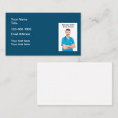 Cartes de visite Modèles photo professionnels Médi (Devant / Derrière)