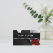 Cartes de visite modèles pour photographes (Debout devant)