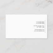 Cartes de visite modèles professionnels personnali (Dos)