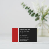 Cartes de visite modernes (Debout devant)