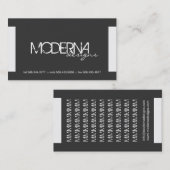 Cartes de visite modernes (Devant / Derrière)