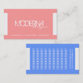 Cartes de visite modernes (Devant / Derrière)