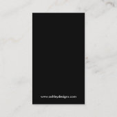 Cartes de visite modernes (Dos)