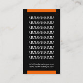 Cartes de visite modernes (Dos)