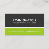 Cartes de visite modernes (Dos)