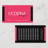 Cartes de visite modernes (Devant / Derrière)