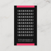 Cartes de visite modernes (Dos)