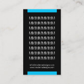 Cartes de visite modernes (Dos)