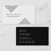 Cartes de visite modernes (Devant / Derrière)