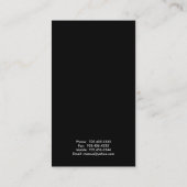 Cartes de visite modernes (Dos)