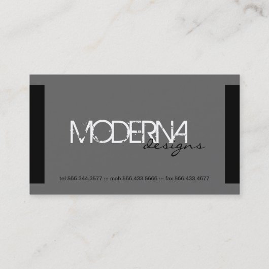 Cartes de visite modernes (Devant)