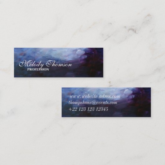 Cartes de visite modernes Abstraits (Devant / Derrière)