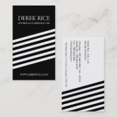 Cartes de visite modernes d'avocat (Devant / Derrière)