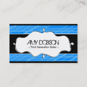 Cartes de visite modernes de boulangerie (Dos)