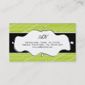 Cartes de visite modernes de chef (Dos)