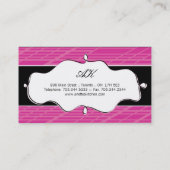 Cartes de visite modernes de chef (Dos)