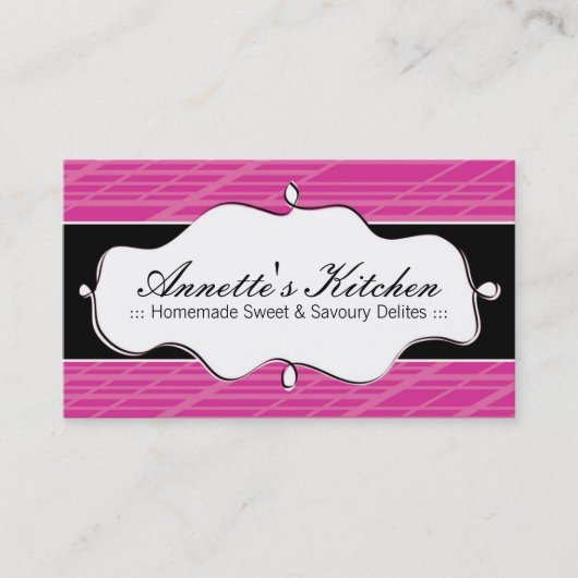 Cartes de visite modernes de chef (Devant)