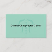 Cartes de visite modernes de chiropracteur (Devant)