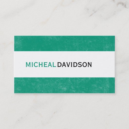 Cartes de visite modernes de consultant en matière (Devant)