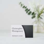 Cartes de visite modernes de fibre de carbone (Debout devant)