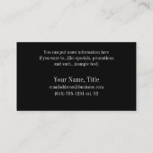 Cartes de visite modernes de la conception (mod) 7 (Dos)