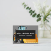 Cartes de visite modernes de la construction (Debout devant)