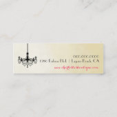 Cartes de visite modernes de lustre (Dos)