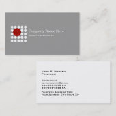 Cartes de visite modernes de luxe (Devant / Derrière)