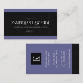 Cartes de visite modernes de mandataire (Devant / Derrière)