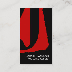 Cartes de visite modernes de monogramme