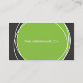 Cartes de visite modernes de monogramme (Dos)