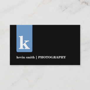 Cartes de visite modernes de monogramme