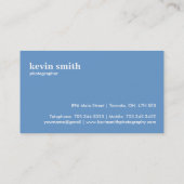 Cartes de visite modernes de monogramme (Dos)