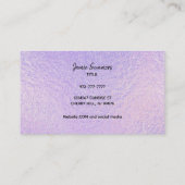 Cartes de visite modernes de nounou arc-en-ciel (Dos)