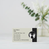 Cartes de visite modernes de nouveaux massages (Debout devant)