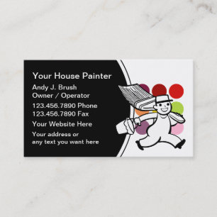 Cartes de visite modernes de peintre