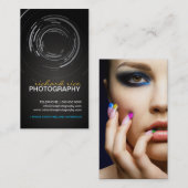 Cartes de visite modernes de photographe (Devant / Derrière)