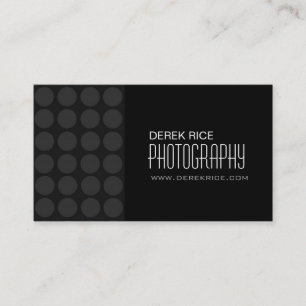 Cartes de visite modernes de photographe